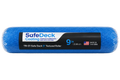 Blue textured roller with SafeDeck Coating label on a white background
